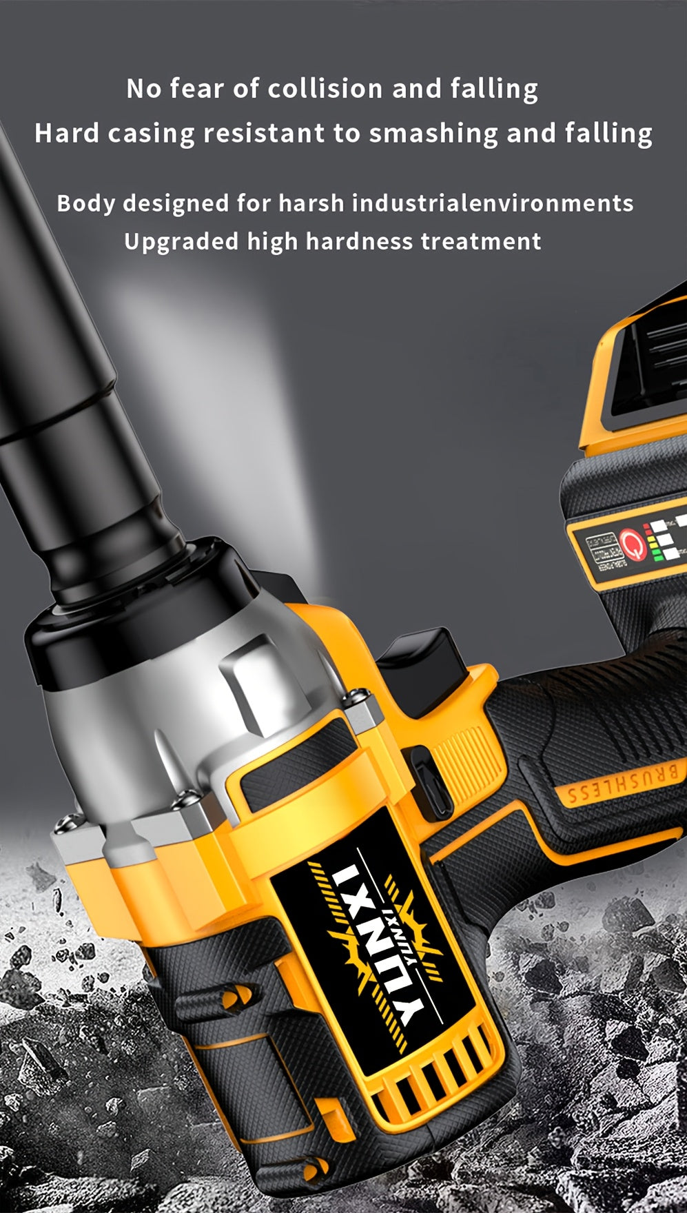 21V Cordless Impact Wrench, Impact Wrench with Charger, Lithium Ion Wrench, Portable, Fast Charger - Power Tools for Home And  Use