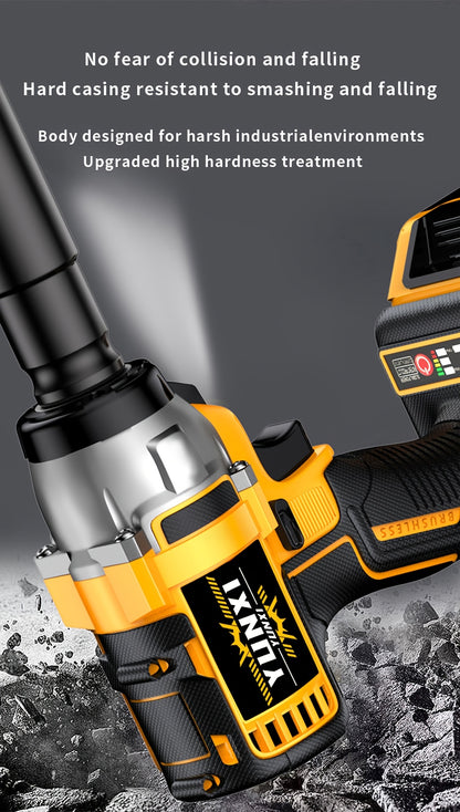 21V Cordless Impact Wrench with Battery & Fast Charger – Portable Lithium-Ion Power Tool for Home, Auto & Workshop Use, Multiple Bundle Options | Canada