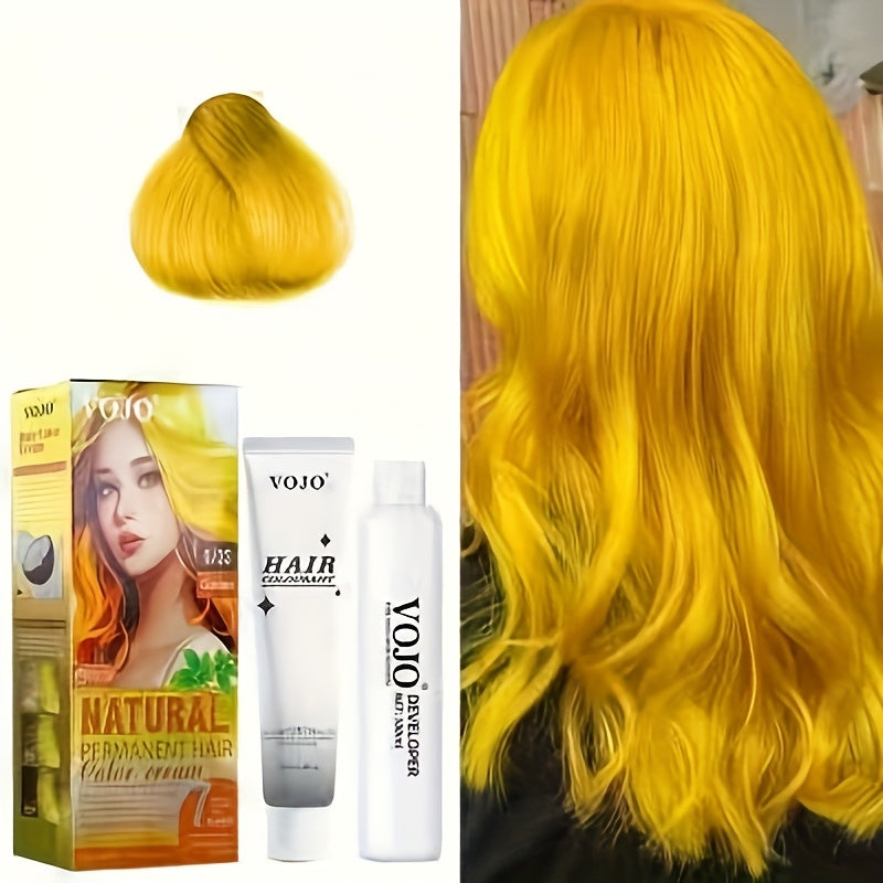 12-Color Permanent Hair Dye Kit with Developer & Applicator Tools – Long-Lasting Vibrant Shades Including Pink, Blue, Purple, Red, Black, Brown, Golden & More for Home Hair Colouring