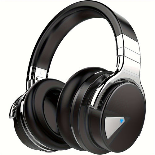 Active Noise Cancelling Headphones Wireless Over-Ear Bluetooth 5.2 with Microphone Deep Bass 30H Playtime Comfortable Earpads