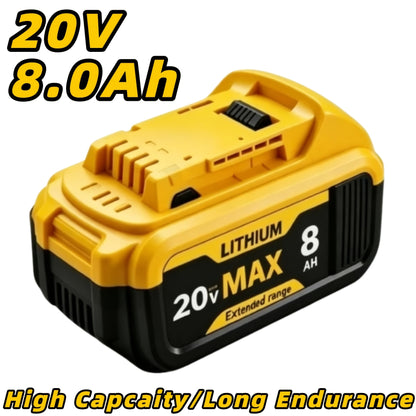 DCB200 DCB606 DCB609 Compatible 20V Max 8000mAh Replacement Battery – Fits DCB612 DCB201 DCB206 DCB207, Over-Current Over-Voltage Over-Temp Protection, 1/2-Pack for DW Cordless Power Tools | Canada