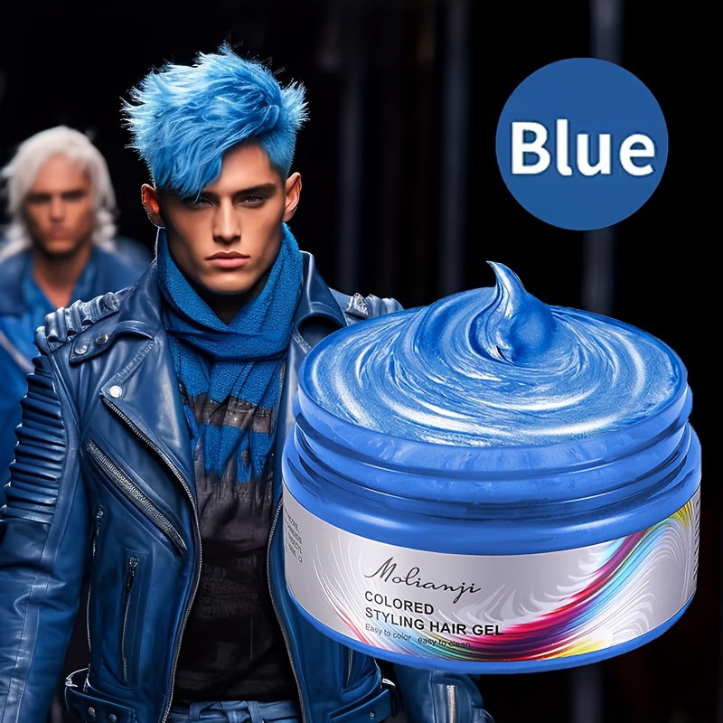 Temporary Hair Color Wax Washable Styling Wax - Mix Your Own Colours for Halloween, Carnival, Mardi Gras, Festival & Party, Easy to Apply & Wash Out, Fun Hair Dye for Men Women & Kids