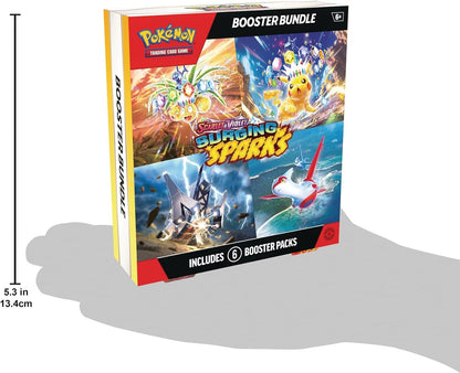 Pokemon TCG Scarlet & Violet Surging Sparks Booster Bundle - 6 Booster Packs, 10 Cards Each, Expand Your Collection, Gift for Pokemon Fans and Collectors