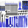 [Auto Clamp Pry Kit] 238pcs Trim Removal Tool, Fastener Remover Plastic Pry Tool Kit, Adhesive Cable Clips Auto Push Pin Bumper Retainer Clip Set with Storage Bag for Panel, Radio, Stereo, Audio, Dash, Window