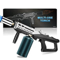 Powerful Propane Torch Gun, Flamethrower with Adjustable Flame, Blow Torch for Campfire, Fire Pit Starter, Fun Gift(Propane Tank Not Included)