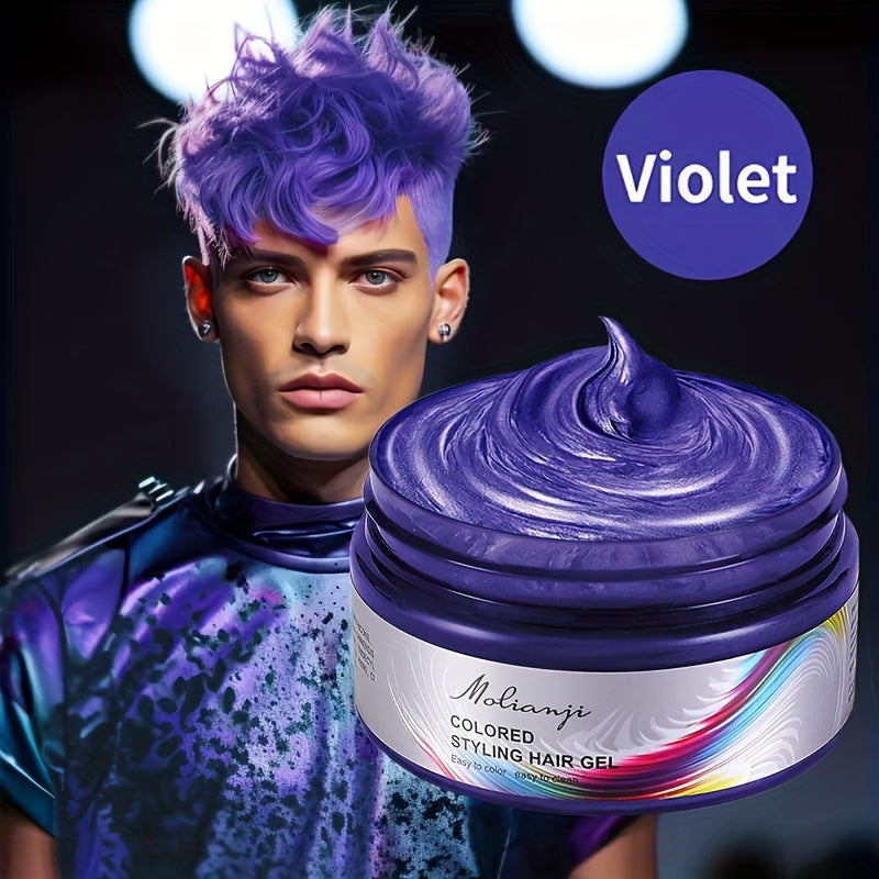 Temporary Hair Color Wax Washable Styling Wax - Mix Your Own Colours for Halloween, Carnival, Mardi Gras, Festival & Party, Easy to Apply & Wash Out, Fun Hair Dye for Men Women & Kids