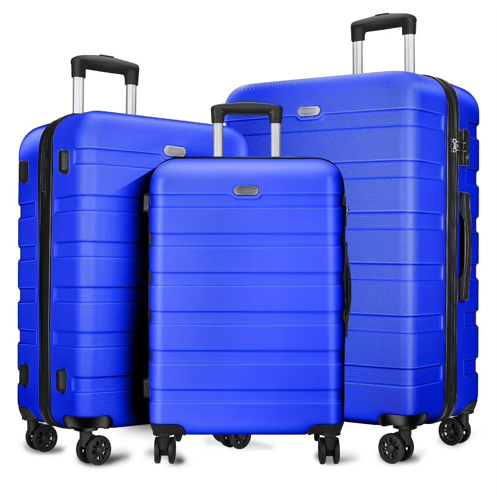 ABS+PC Hardside Luggage Set 3-Piece with TSA Lock & 4 Universal Wheels – Lightweight Suitcase 20" Carry-On, 24" & 28" Checked Sizes for Men & Women | ShopVora CA