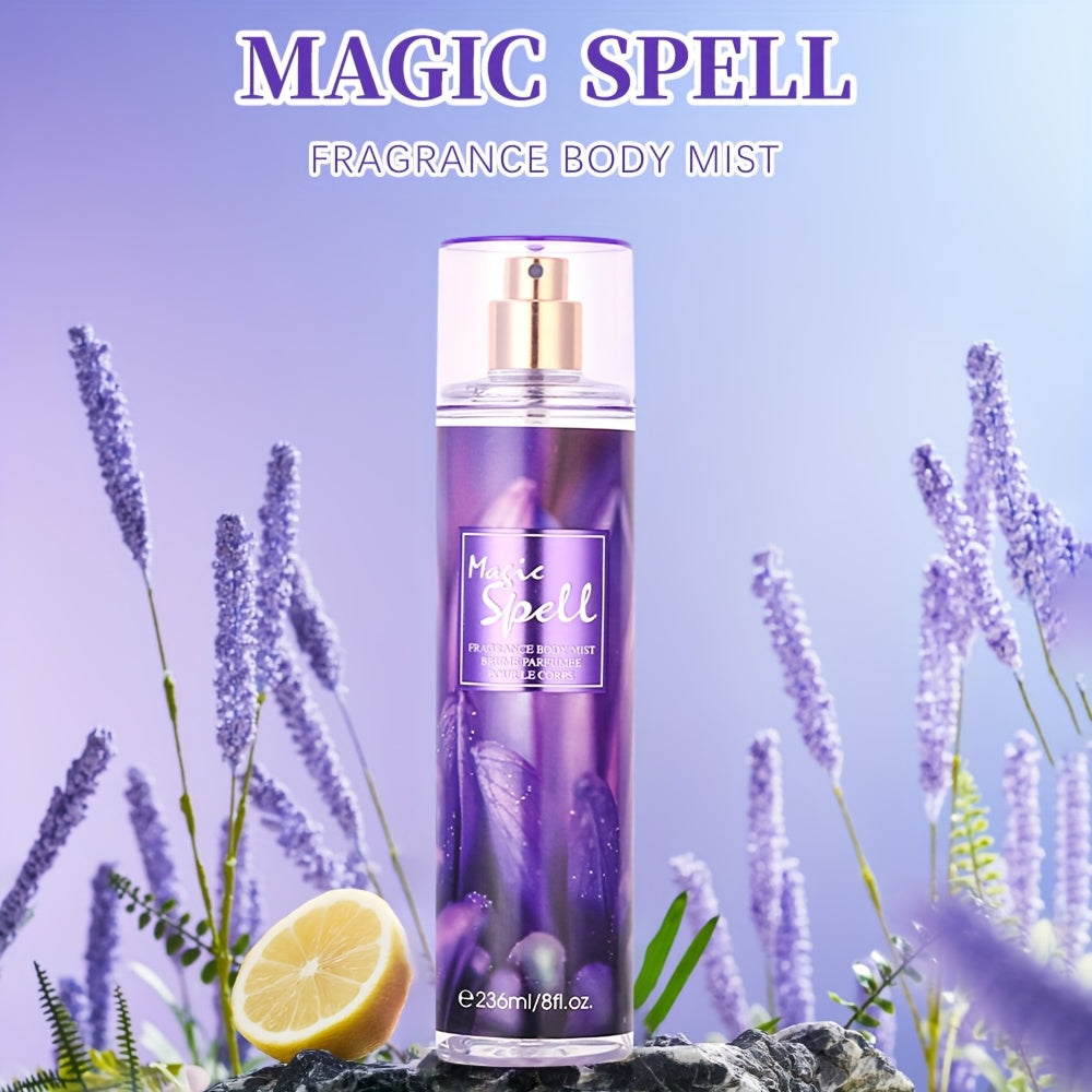 Women's Body Fragrance Mist & Hair Perfume Spray – 13 Long-Lasting Floral Scents, 3oz & 8oz – Daily Wear, Date Night & Gift Set for Women – Cherry Blossom, Rose, Lavender & More