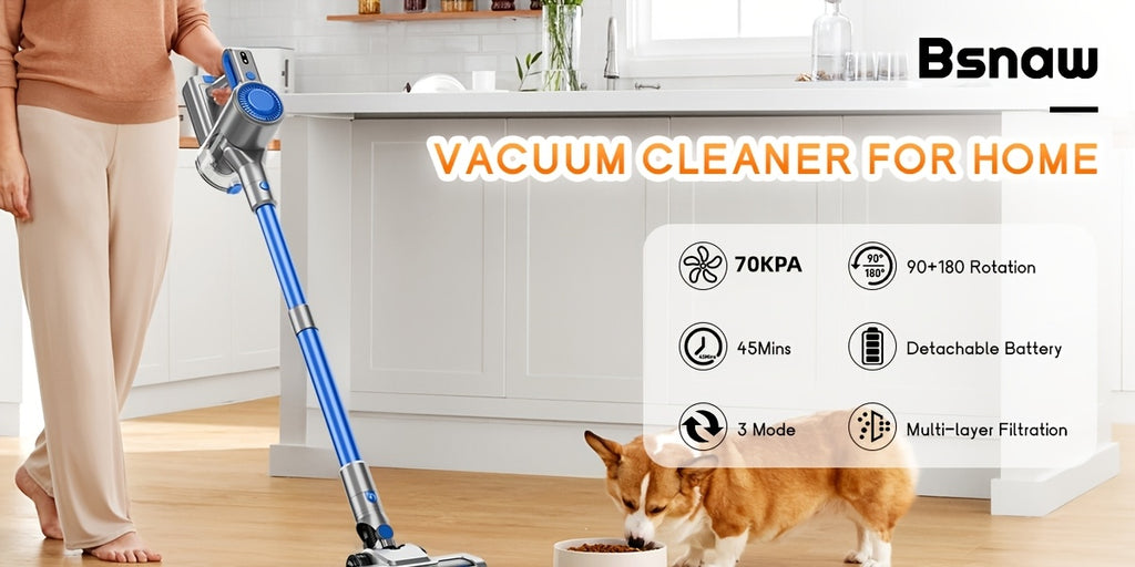 Max 70Kpa Portable Household Low Noise Vacuum Cleaner Handheld Vacuum Cleaner Aspirating Vacuum Cleaner, Suitable for Hard Floors, Pet Hair, And Carpets, Lightweight Powerful Vacuum Cleaner Includes Corded And Cordless Vacuum Cleaners