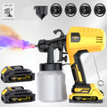 Wireless High Voltage Spray Gun, Portable Wireless Spray Gun, Rechargeable Lithium Battery, Suitable for Automotive, Varnish, Furniture, DIY, and House Painting