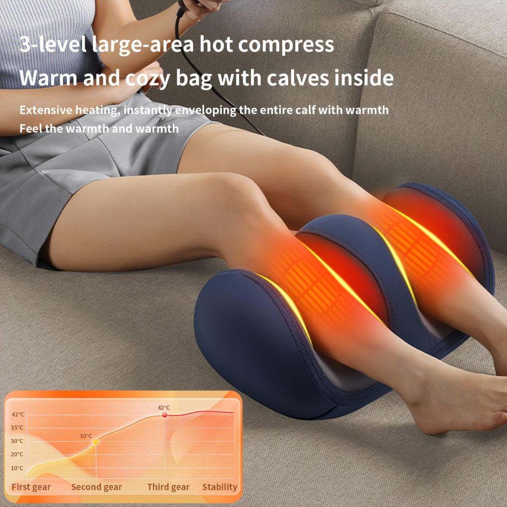 MASSTECK Foot Massager Machine with Heat, 3 Massage Level & 2 Modes, Shiatsu Feet And Leg Massager, Kneading Rolling for Foot, Calf, Ankle, Leg, Plantar, Massage Gift for Mom/Dad/Women/Men