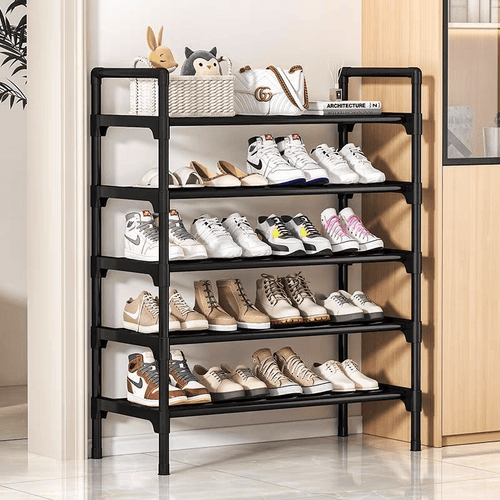 Entryway Shoe Rack Organizer – Multi-Layer Shoe Cabinet, Freestanding Multifunctional Storage Shelf for Hallway Bedroom Closet
