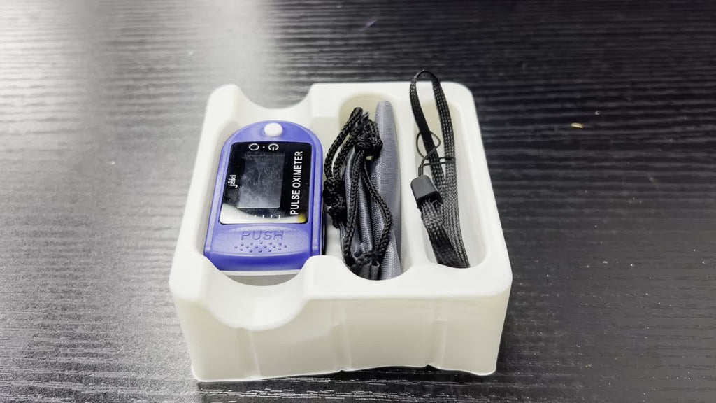 Pulse Oximeter with Fingertip Oxygen Meter, Fingertip Pulse Oximeter, lood Oxygen/ Heart Rate Monitor
