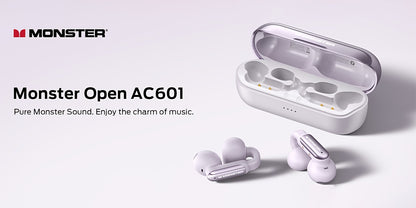 Monster Open-Ear Wireless Headphones with Spatial Sound – Touch Control, USB-C Charging, Compatible with PS5/PS4/Switch & iPhone, for Gaming, Music & Calls | ShopVora CA