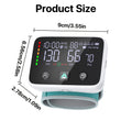 Wrist Blood Pressure Monitor with Voice Broadcast, Dual User Mode 2x120 Memory, LED Color AHA Indicator, 800mAh Rechargeable Battery, Storage Case & Charging Cable Included | ShopVora CA