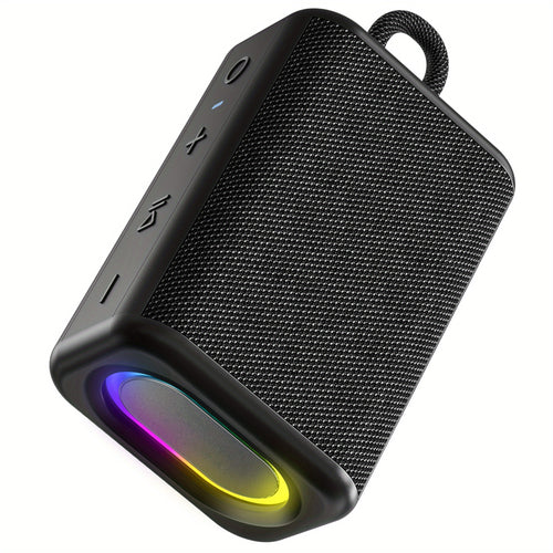 LED Bluetooth Speaker with Dynamic Lights, BT 5.3 TWS Wireless, Crystal Clear Sound, All-Day Playtime, AUX & TF Card – Perfect Gift for Friends, Family, Father & Mother Canada