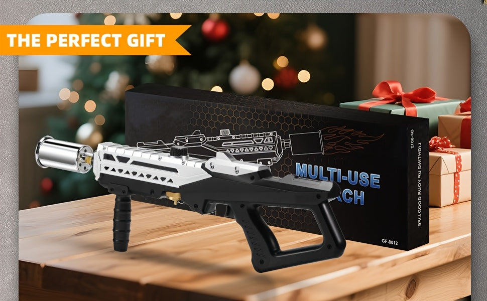 Powerful Propane Torch Gun, Flamethrower with Adjustable Flame, Blow Torch for Campfire, Fire Pit Starter, BBQ, Weed Killing, Fun Gift (Propane Tank Not Included)
