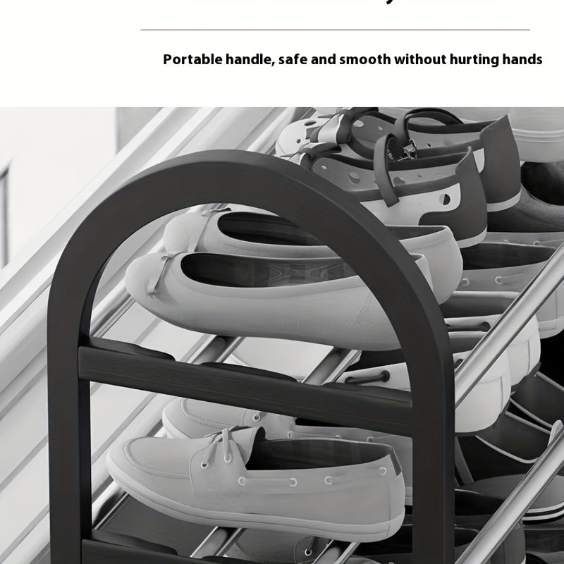 Multi-Layer Shoe Rack, Easy-To-Assemble Shoe Rack, Multi-Functional Large-Capacity Storage Rack, Thickened And Widened for Greater Sturdiness, Suitable for Storing Items at Home And in Dormitories