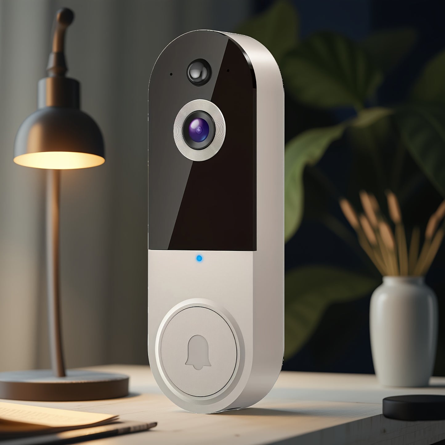 1440P Video Doorbell Wireless WiFi – Two-Way Audio Night Vision Real-Time Alerts, Panoramic View Motion Detection, 2.4G Home Security Camera for Front Door, Canada