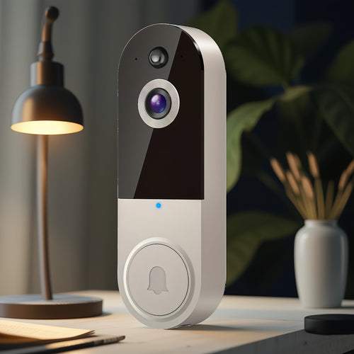 1440P Video Doorbell Wireless WiFi – Two-Way Audio Night Vision Real-Time Alerts, Panoramic View Motion Detection, 2.4G Home Security Camera for Front Door, Canada