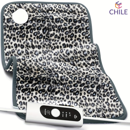 Electric Heating Pad for Neck Shoulders & Back – 6 Heat Settings, 4 Timers, Auto Shut-Off, Weighted Option, Soft Washable Cover, Pain Relief Gift for Women Men