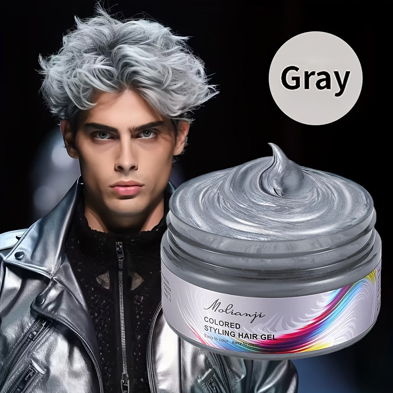 Temporary Hair Color Wax Washable Styling Wax - Mix Your Own Colours for Halloween, Carnival, Mardi Gras, Festival & Party, Easy to Apply & Wash Out, Fun Hair Dye for Men Women & Kids