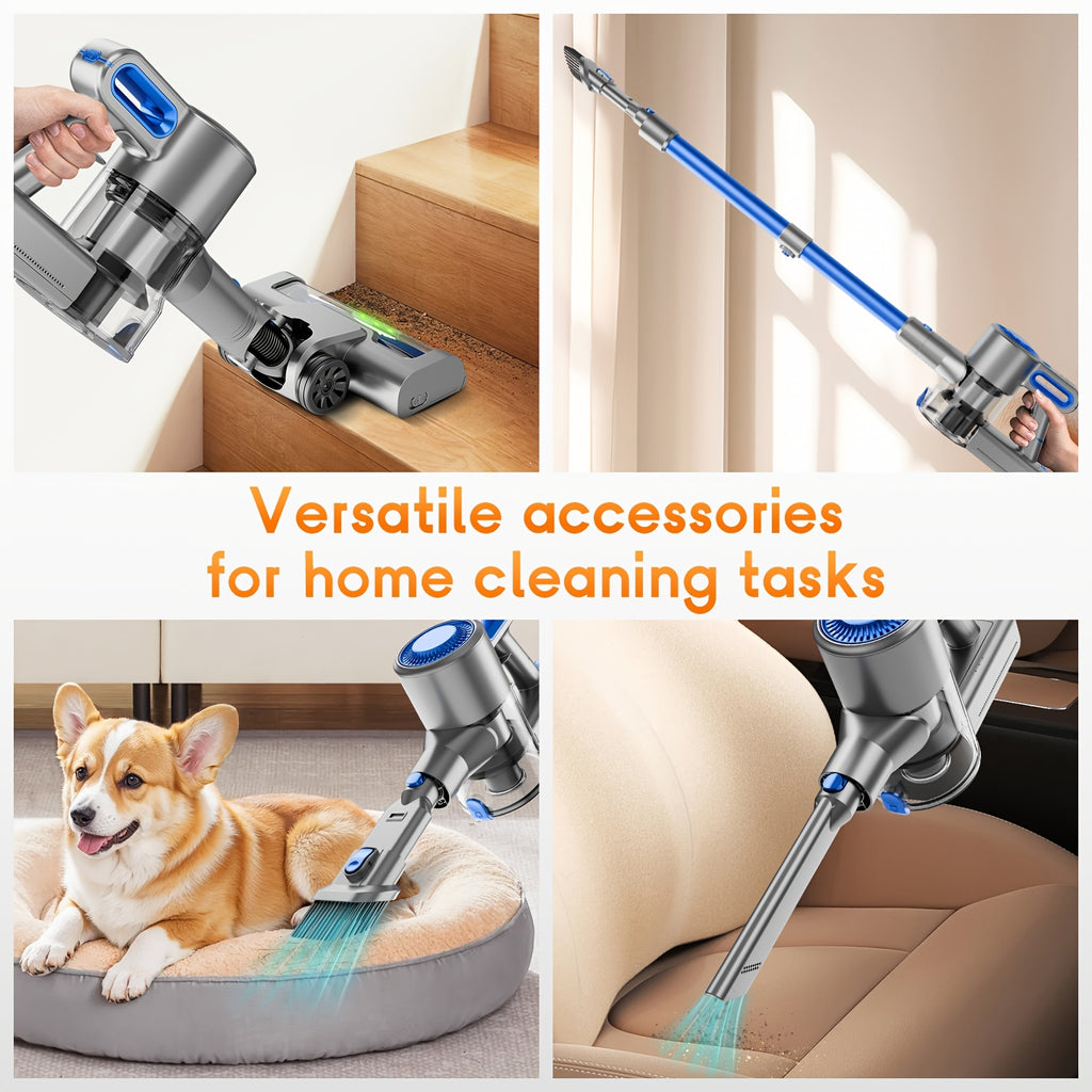 Max 70Kpa Portable Household Low Noise Vacuum Cleaner Handheld Vacuum Cleaner Aspirating Vacuum Cleaner, Suitable for Hard Floors, Pet Hair, And Carpets, Lightweight Powerful Vacuum Cleaner Includes Corded And Cordless Vacuum Cleaners