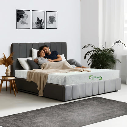 Gel Infused Reversible Foam Mattress in a Box Medium Firm Cooling Pressure Relief Twin Full Queen King - Made in Canada