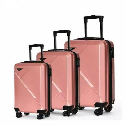 Hardshell Luggage Set 3-Piece ABS Suitcase with 360° Spinner Wheels, TSA Combination Lock & Expandable Zipper – 20" Carry-On, 24" & 28" Checked Sizes for Men & Women | ShopVora CA