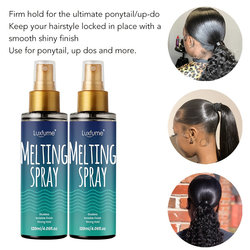 Invisible Hold Hairspray: Melting Spray for Natural Finish & Flyaway Control