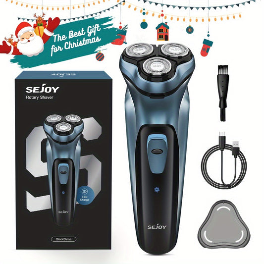 Sejoy Electric Shavers for Men, Featuring a Pop-Up Trimmer, Quick One-Hour Charging, a 3D Floating Head, And an LCD Display. The Perfect Gift for Your Loved One for Valentine'S Day Or Father'S Day