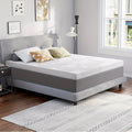 8-Inch Gel Memory Foam Twin Full Queen Mattress Cool Hypoallergenic Fabrics For Pressure Relief, Mattress In A Box