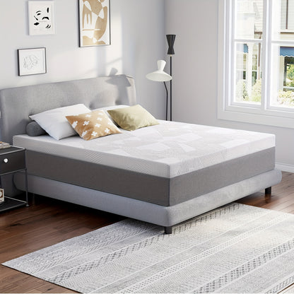 Gel Memory Foam Mattress in a Box Cooling Hypoallergenic 6 Inch 8 Inch Pressure Relief Medium Firm Twin Full Queen Size with Machine Washable Cover for Bedroom Guest Room Kids Room Dorm Apartment Canada