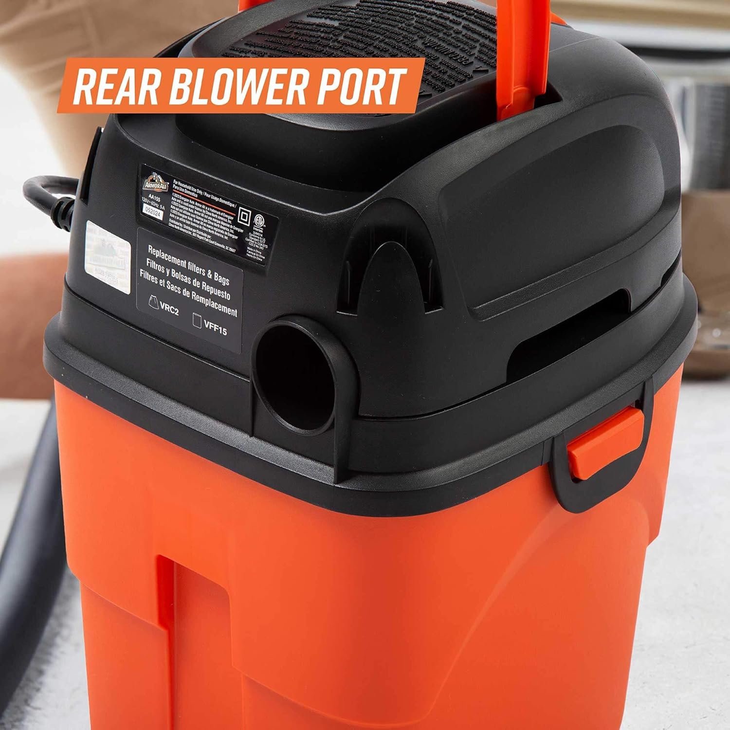 1.5-Gallon 2 Peak HP Vac-Mate Wet/Dry Vacuum Cleaner