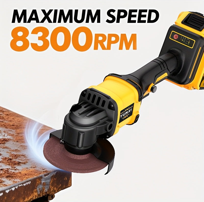 2026 New Cordless Lithium Battery Angle Grinder, Toolbox, Charger, And Complete Additions. A Multifunctional Handheld Electric Polishing Machine Suitable for Grinding And Polishing, Providing Professional Polishing Gifts for Fathers And Boyfriends