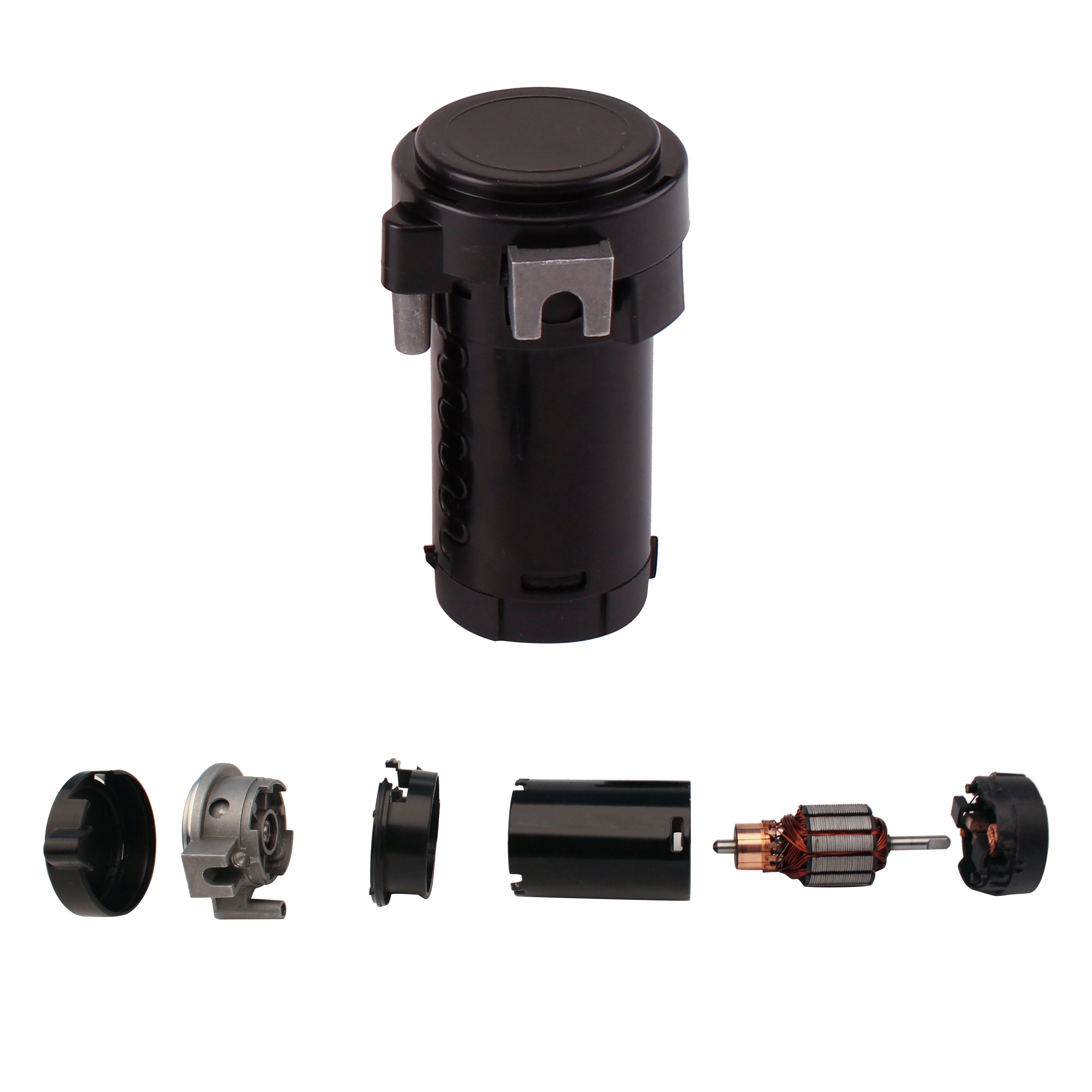 ALLREY 12V Air Horn Kit, Super Loud 18 Inches Single Trumpet Truck Horn, Train Horn With Compressor For Any 12V Vehicles Silver Black Button