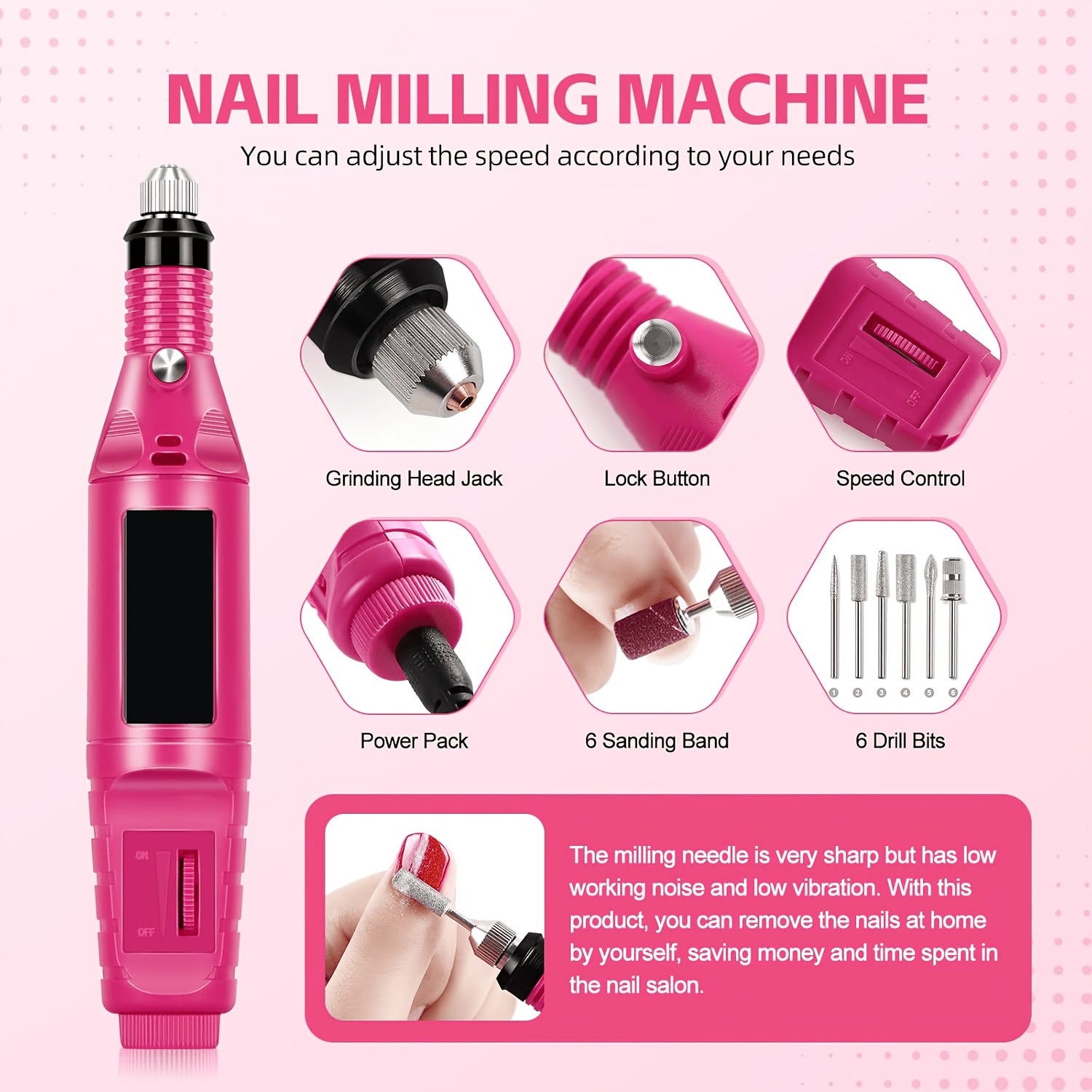 Complete Acrylic Nail Kit for Beginners – Nail Drill, UV Lamp, Acrylic Powder & Liquid System, Glitter Rhinestone Decorations, Multi-Color DIY Manicure Set for Salon-Quality Nails at Home