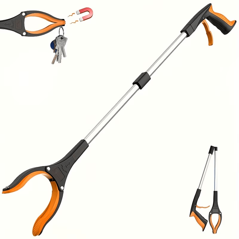 43-Inch Telescopic Magnetic Grabber Reacher Tool – Heavy-Duty Aluminum Long Reach Arm with Magnetic Tip, Ergonomic Non-Slip Handle & Folding Design, for Elderly, Disabled, Home & Commercial Use | ShopVora CA
