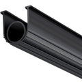 VEVOR Garage Door Seals Bottom, U Shape +O Ring Combination Garage Door Bottom Weather Seal, 10/16/20ft Weatherproofing Garage Door Seal, 5/16 inch T-ends and 3 3/4 inch Width, for Doors, Black