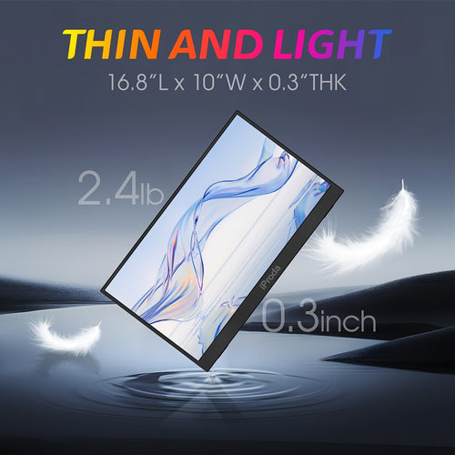 18.5 Inch Portable Gaming Monitor 120Hz FHD 1080P Laptop Screen Extender Travel Monitor for PS5 PS4 Mac PC Second Monitor