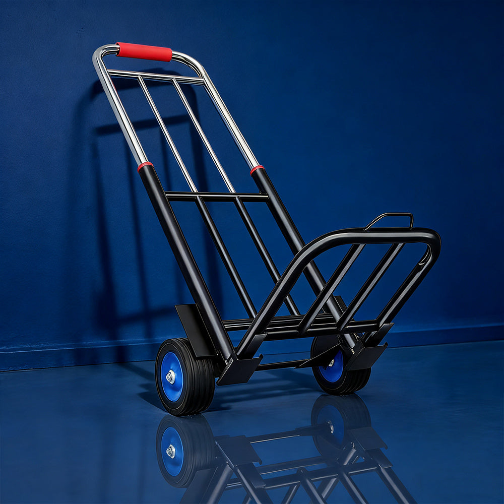 Stair Climbing Hand Truck Folding Dolly – Heavy Duty Portable Trolley Cart for Moving, Groceries, Luggage & Warehouse Use | Load-Bearing Utility Cart