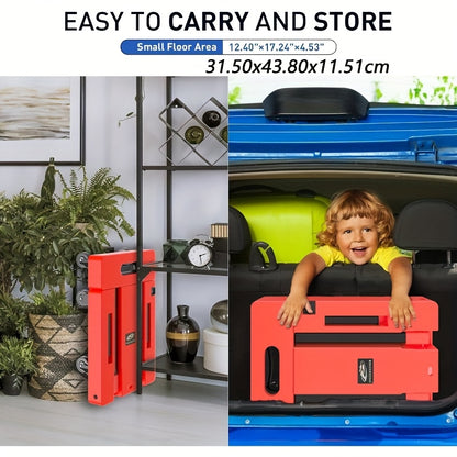 Foldable Hand Truck 500LB Capacity, Convertible Handcart with Extendable Adjustable Handle & 4 Wheels, Portable Folding Dolly Cart for Home Office Yard Moving Warehouse – Heavy Duty Material Handling