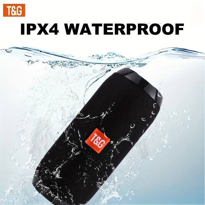 Portable Bluetooth Speaker TG117 IPX4 Waterproof with TWS Stereo, FM Radio, TF Card & USB Playback – Long Battery Life Wireless Speaker for Outdoor Party Travel & Home | ShopVora CA