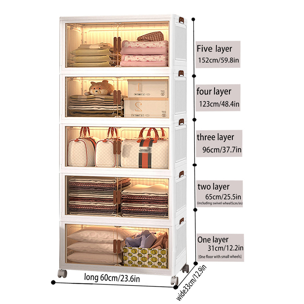 2/ 3/ 4/ 5-layer Home Decorations Display Rack Big Capacity Storage Cabinet Plastic Foldable Shoe Shelf Collapsible Clear Shoe Boxes Stackable with Door Easy Assembly Living Room Stuff