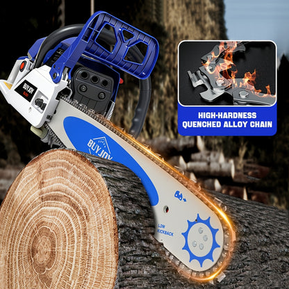 20 Inch Gasoline Chainsaw – High Performance Gas Powered Chain Saw for Tree Felling, Log Cutting, Firewood, Pruning & Heavy Outdoor Tasks | Powerful & Durable | Canada