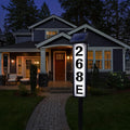 1pc Outdoor Large Solar Energy House And Household LED Lighting Address Digital Door Sign Lights, Decorative Guide Lights, Used for Villa Indicator Lights, Suitable for Villas, Lawns, Parks, Gift Lights, Landscape Lawn Lights