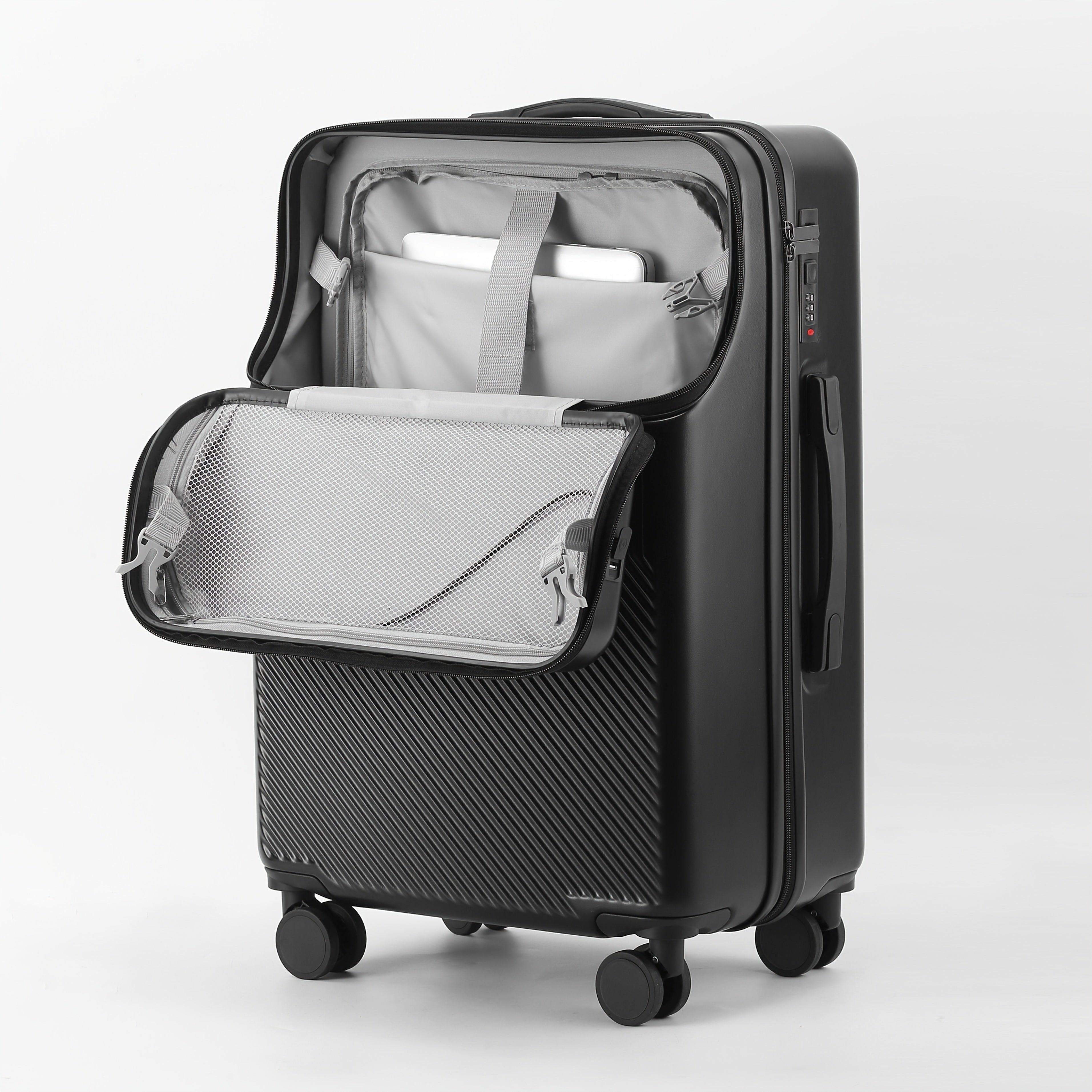 20Inch Luggage, Travel Function Boarding Suitcase, Trolley Case with Password Lock And Wheels, Suitable for Daily Use As a Neutral Bag Large Capacity Suitcase