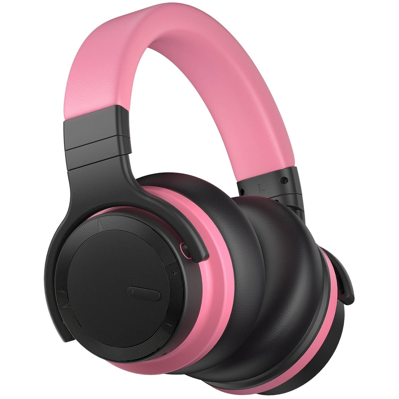 Over-Ear ANC Headphones 32dB Noise Cancelling – Wireless Bluetooth, 30H Playtime, Rich Bass, Built-in Mic, Memory Foam Ear Pads, Adjustable Headband – Black, Red, Blue, Green, Pink & Yellow