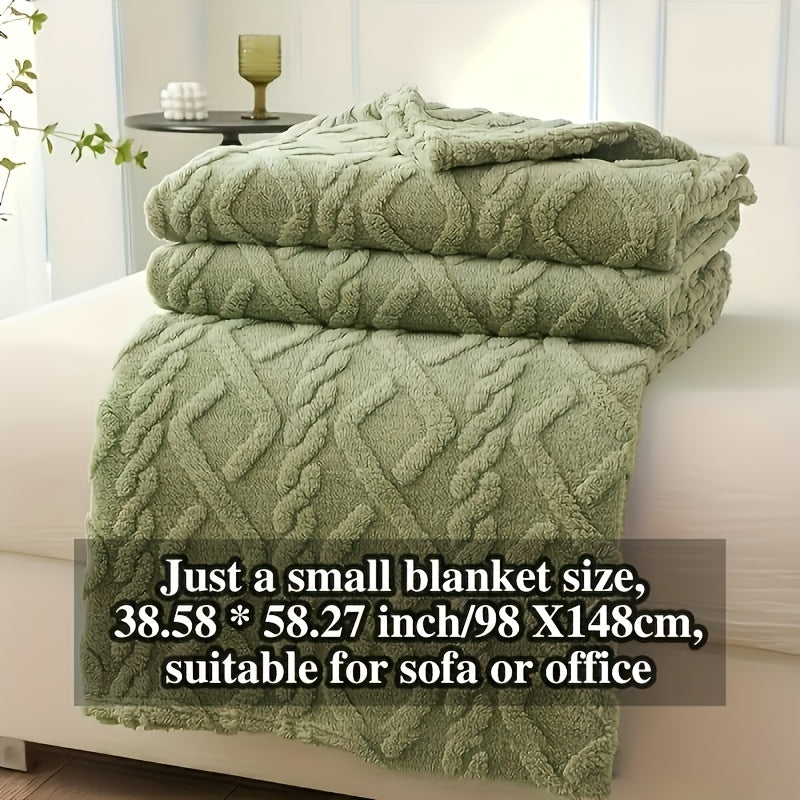 Oversized Throw Blanket for Sofa Bed Couch – Soft All-Season Nap Blanket for Home Office Camping, Small Throw Twin Queen, Khaki Green Gray Blue Pink Purple