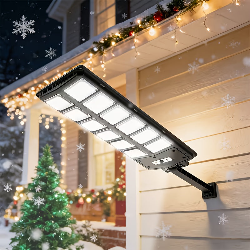 Solar LED Street Lamp 144 & 598 LED – Super Bright, 3 Lighting Modes, 320° Wide Angle, IP65 Waterproof | Outdoor Wall Light for Garden, Street & Commercial Use | ShopVora CA